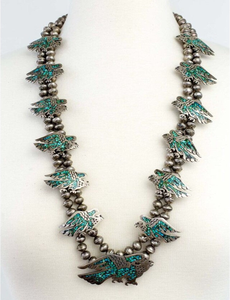 "Fly Like An Eagle" Necklace (Antique)