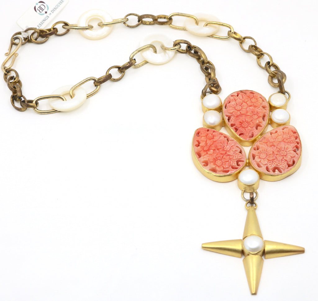 "Blush Botanica" Necklace - SALE