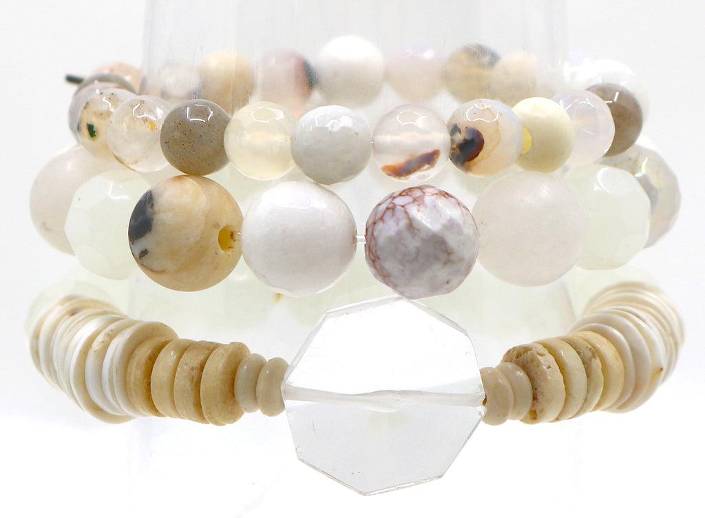 "Play on Textures" Necklace Set
