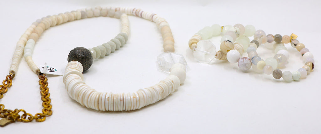 "Play on Textures" Necklace Set