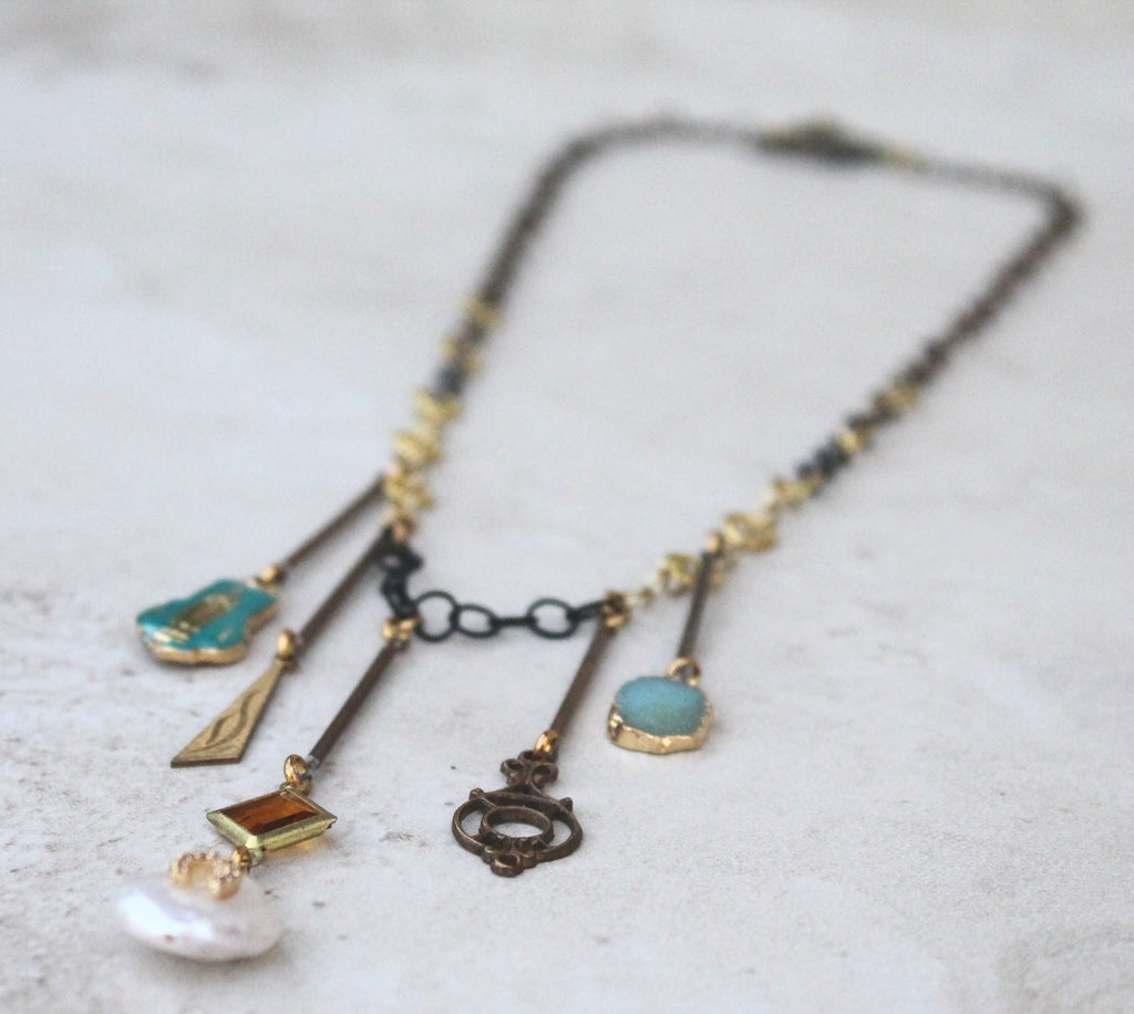 "All Around The Globe" Necklace - SALE