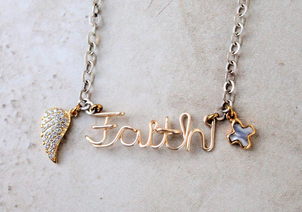 SOLD - "Faith" Necklace
