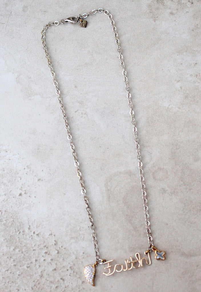 SOLD - "Faith" Necklace