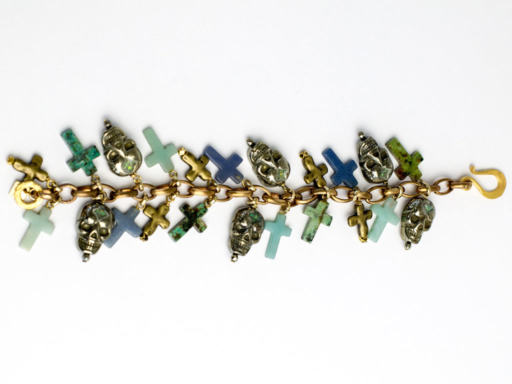 "Skull & Cross" Bracelet - SOLD