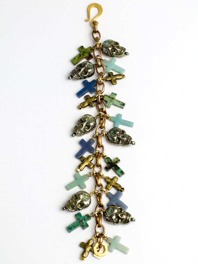 "Skull & Cross" Bracelet - SOLD
