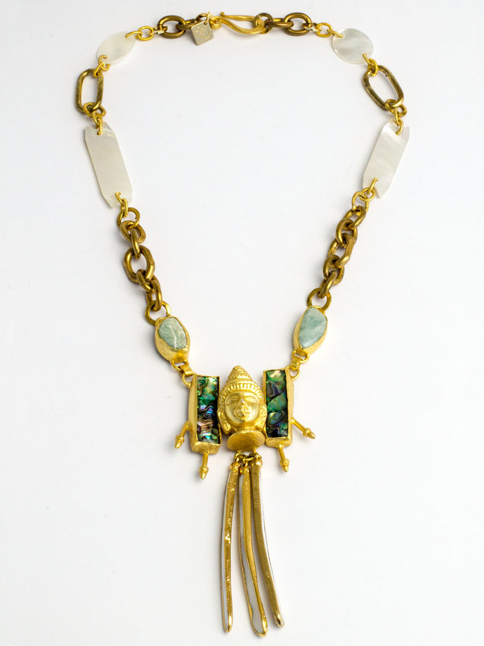 "The Golden Buddha" Necklace Sold