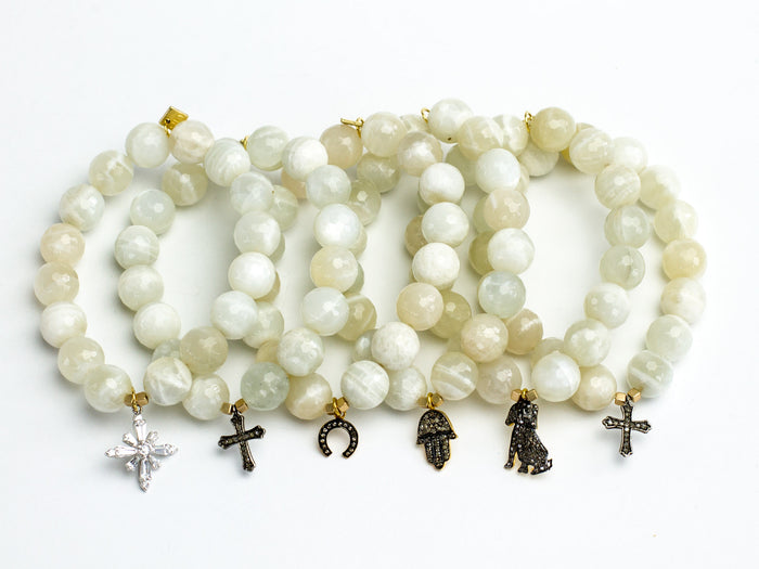 Limited Edition Moonstone Hamsa SOLD