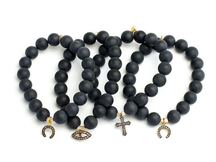 Matte Black Cross Sold