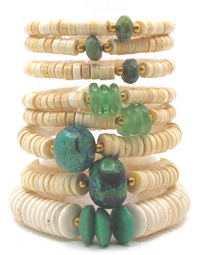 Island Collection: Emerald Green Blessings Bracelet™