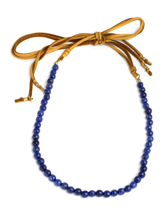 Charlie - Sapphire Jade With Saddle Deerskin