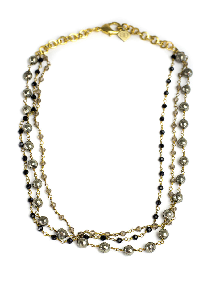 Sophia - Pyrite - Brass Heart