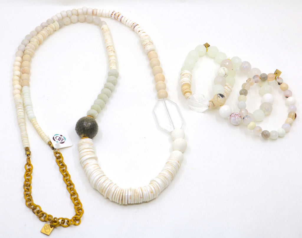 "Play on Textures" Necklace Set