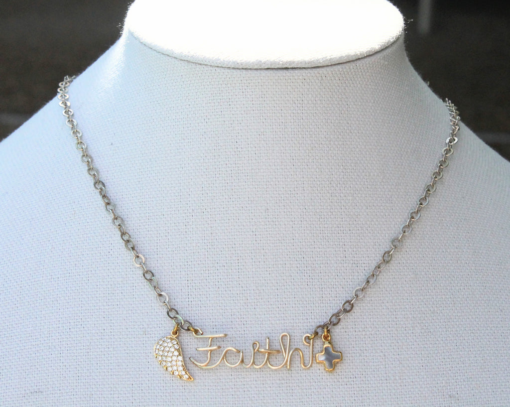 SOLD - "Faith" Necklace