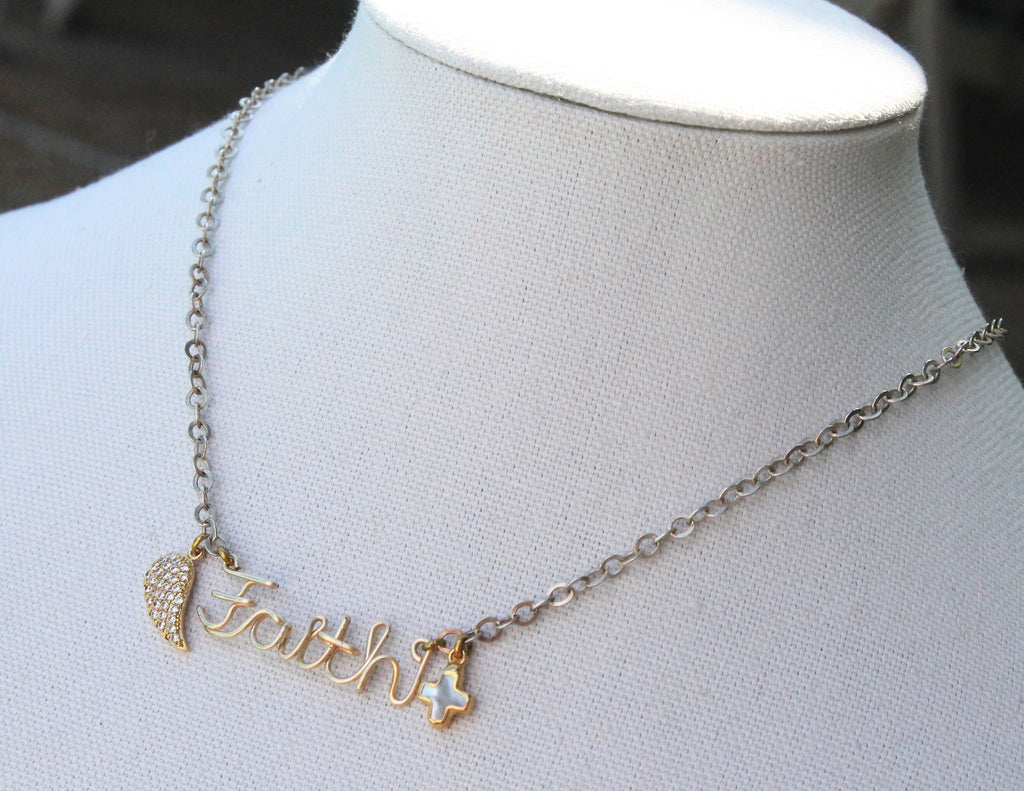 SOLD - "Faith" Necklace