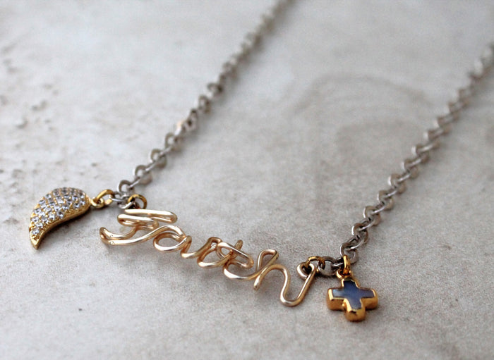 SOLD - "Faith" Necklace