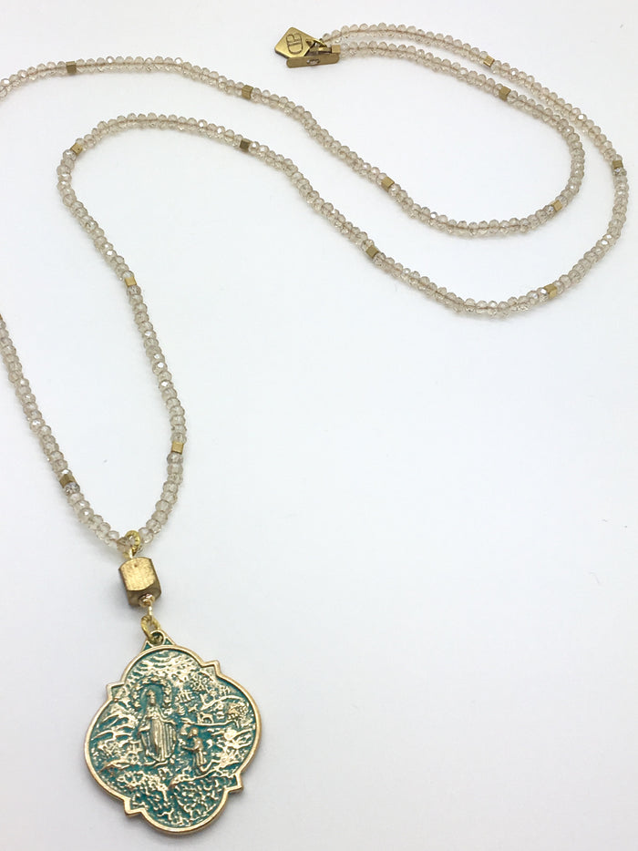 SOLD OUT - Luna Necklace (Champagne)