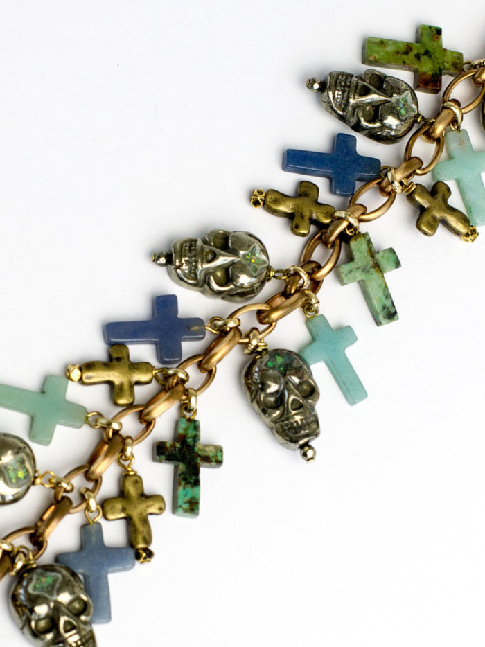 "Skull & Cross" Bracelet - SOLD
