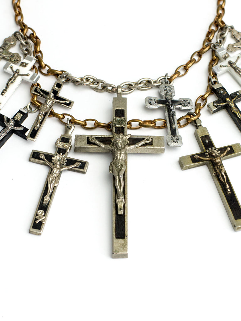 Ultimate Floating Crosses Necklace - SOLD