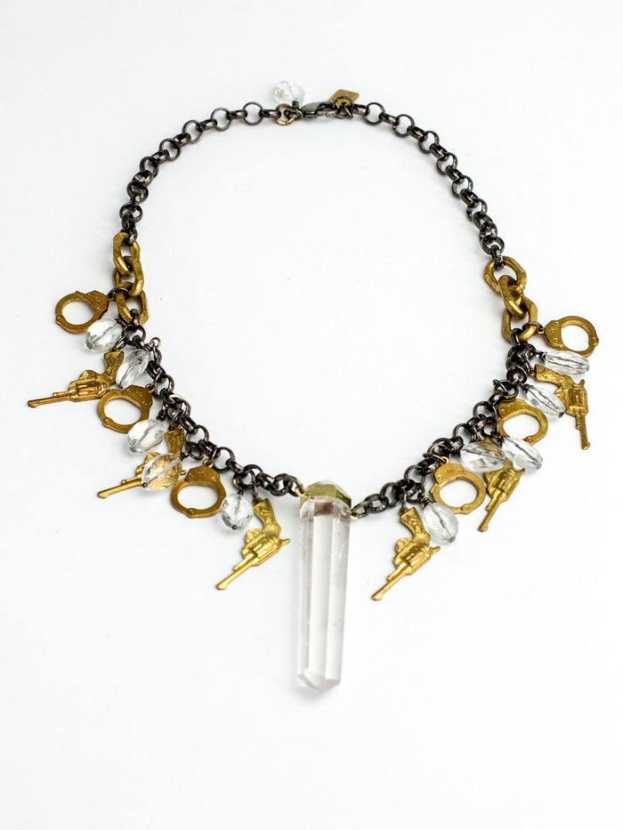 Hands Up Necklace - SOLD