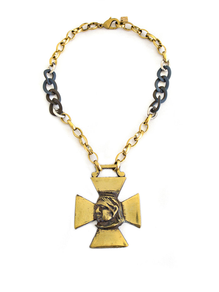 "Maltese Cross I" Necklace - SOLD