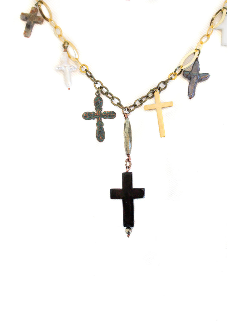 Floating Crosses V- SOLD