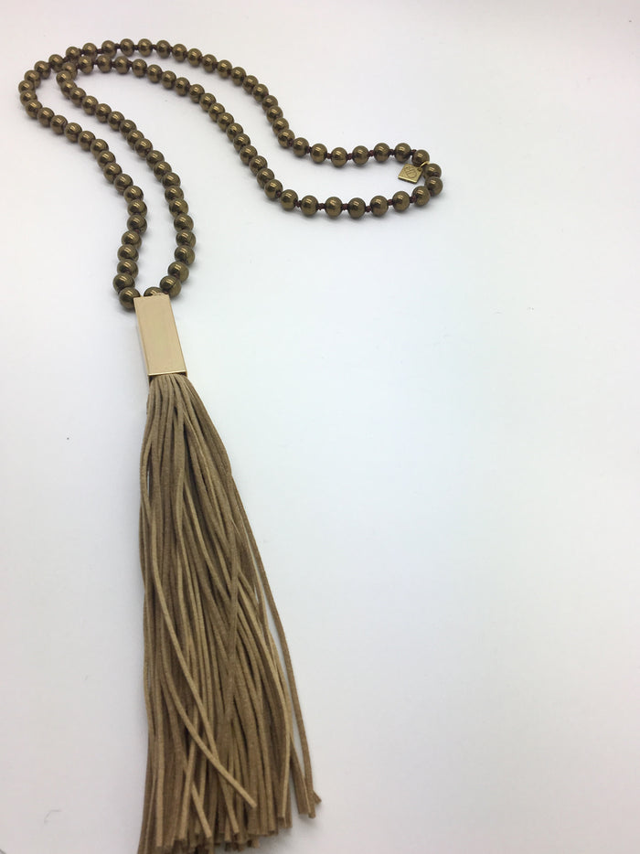 Jess Necklace (Brass)