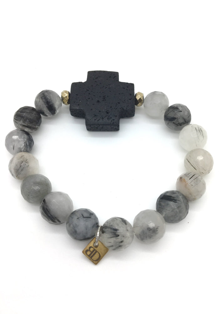 Chrissy Bracelet (Black/White)